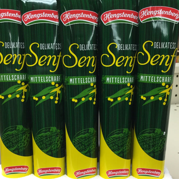 Hengstenberg Medium Hot Mustard In a Tube 100ml
