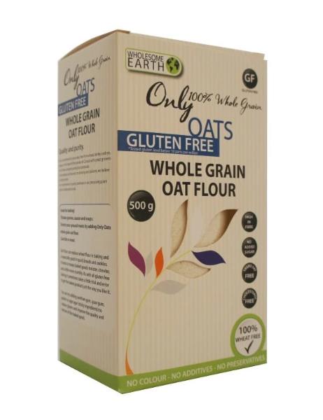 Wholesome Earth Gluten Free Whole Grain Oat Flour 500g