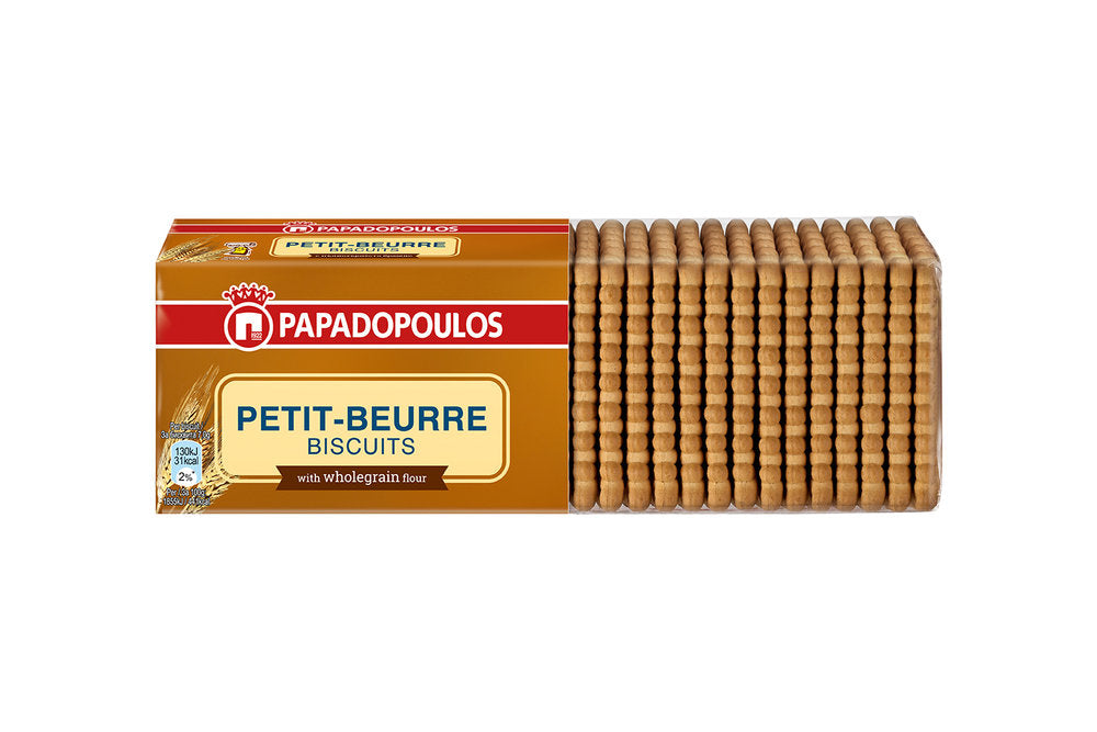Papadopoulos Petit Beurre Wholegrain Biscuits 225g