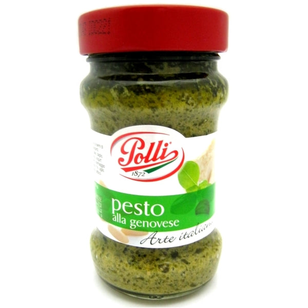 Polli Basil Pesto Sauce with Garlic 190g