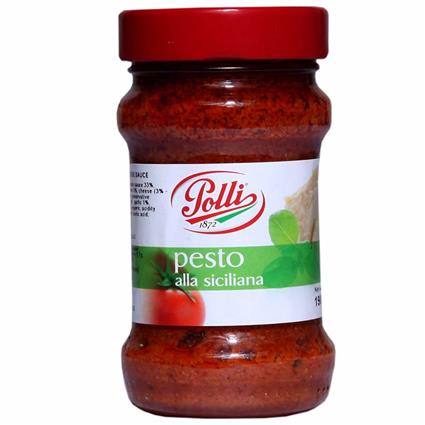 Polli Pesto alla Siciliana (Tomato and Basil Red Pesto ) 190g