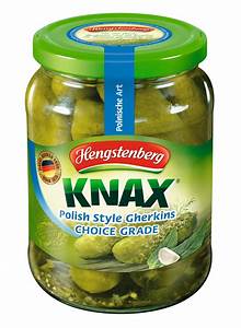 Hengstenberg Polish Style Gherkins 720ml
