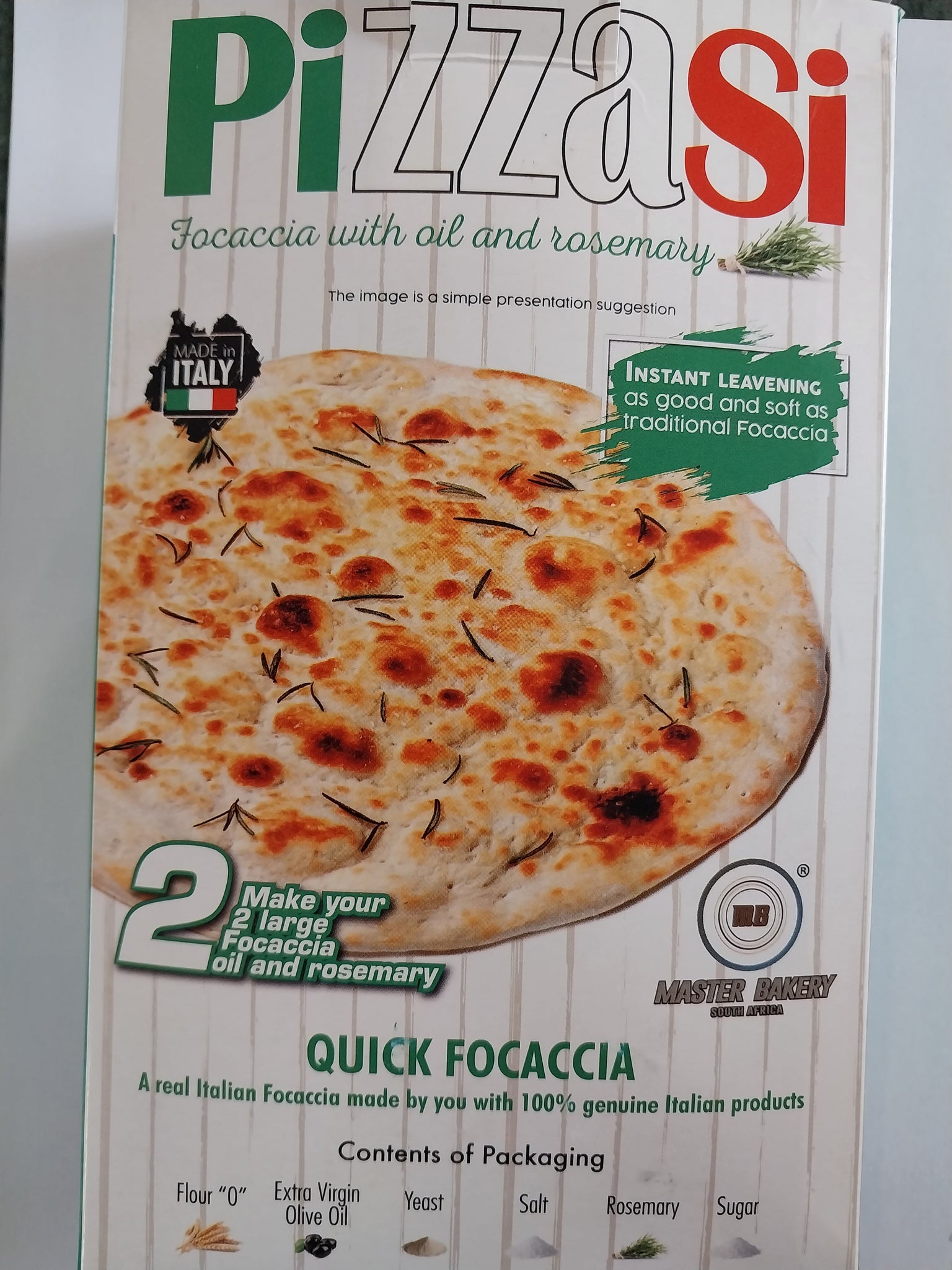 Master Bakery Quick Focaccia 493g