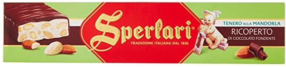 Spelari  Soft Nougat with Almonds covered in Dark Chocolate 200g