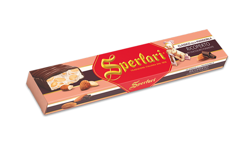 Sperlari Almond Nougat Coverered With Dark Chocolate 200g