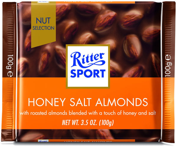 Ritter Sport Honey Salted Almond Chocolate 100g
