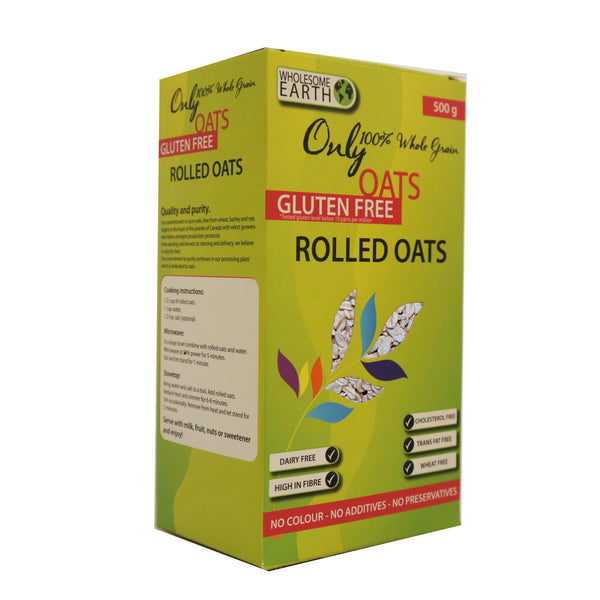 Wholesome Earth Gluten Free Rolled Oats 500g