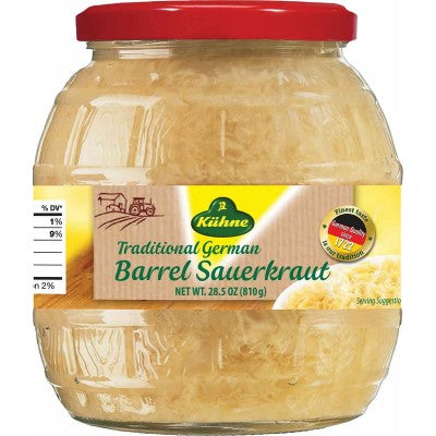 Kuhne Barrel of Sauerkraut 850ml