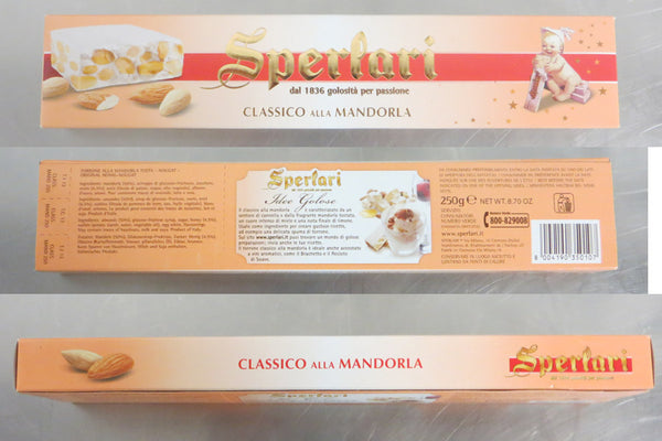 Sperlari Nougat With Almonds Hard 300g