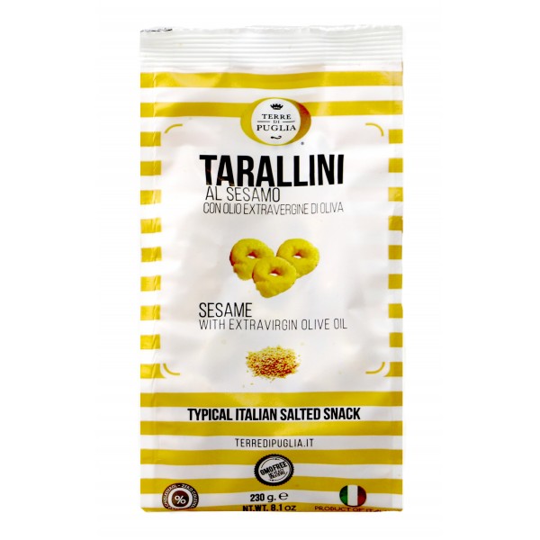 Terre Di Pugla Tarallini Sesame Seeds 230g