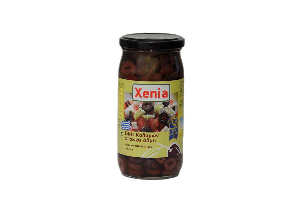 Xenia Kalamata Olives Sliced In Brine 360g