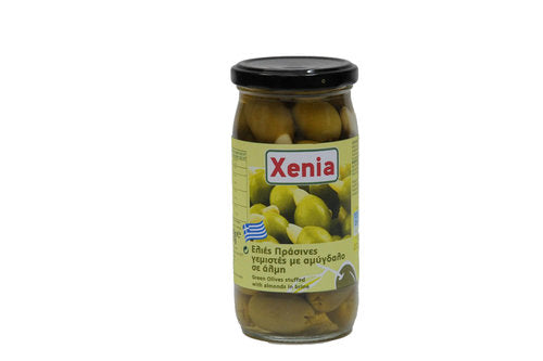 Xenia Green Olives Stuffed with Almond 355g