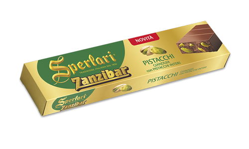 Sperlari Zanzibar Milk Chocolate with Pistachio 200g