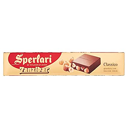 Sperlari Zanzibar Choclate and Hazelnut Bar 150g